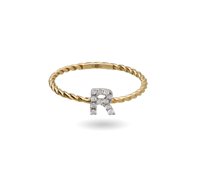 Ringe Rubinia Dame in Gelbgold Diamante AN353GBBT